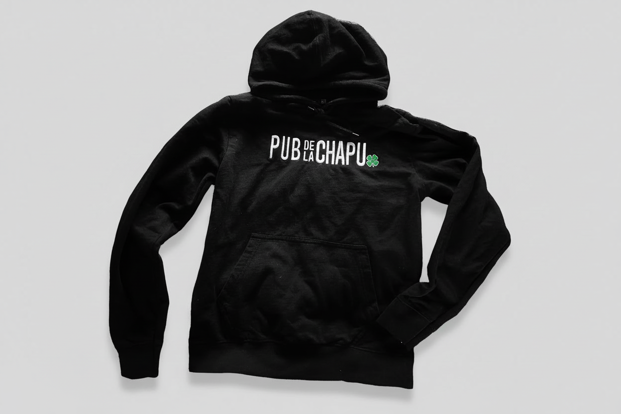 Pub de la Chapu - Embroidered Hoodie