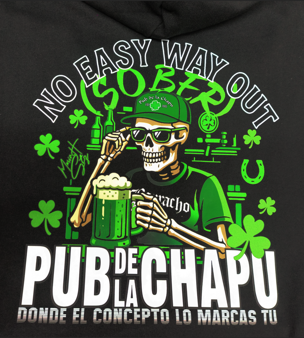 PUB DE LA CHAPU - SKELETON HOODIE